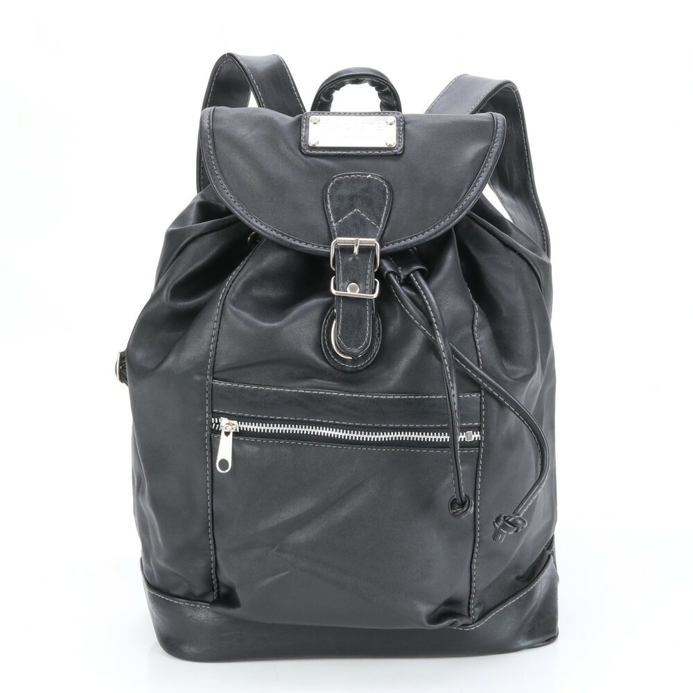 Chanel Egoiste Platinum Leather Rucksack Backpack Shoulder Bag Business